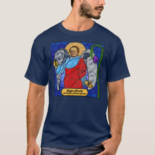 Gregor Mendel - stained glass T-Shirt