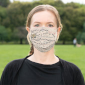 Gregorian chant face mask (Outside)