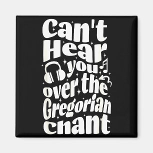 Gregorian Chant Funny Catholic Traditional Latin M Magnet