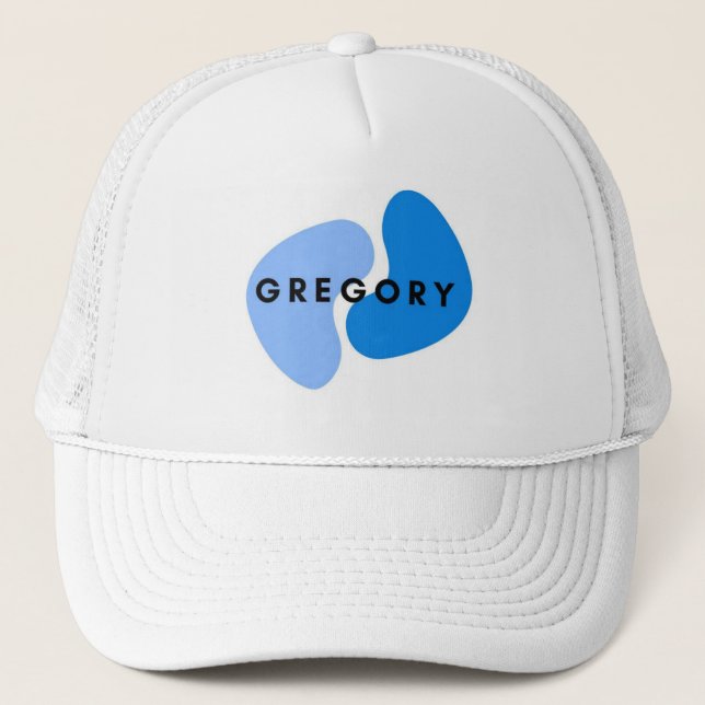 "Gregory Blue" Trucker Hat (Front)