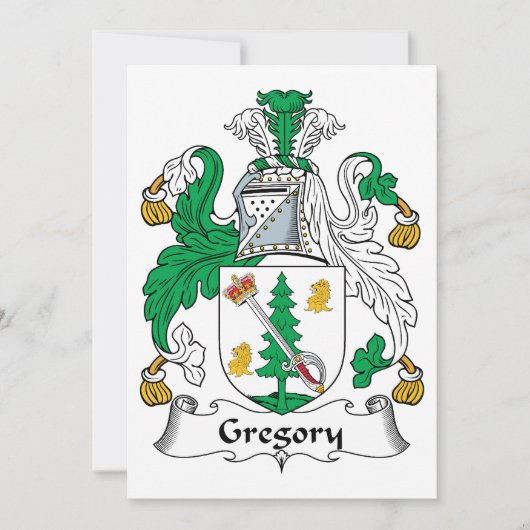 Gregory Family Crest (Front)