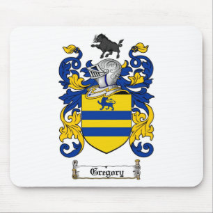 GREGORY FAMILY CREST - GREGORY COAT OF ARMS MOUSE PAD