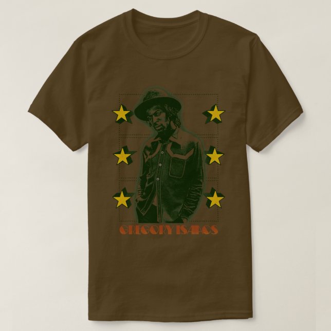 Gregory Isaacs Original Retro Fan Art T-Shirt (Design Front)
