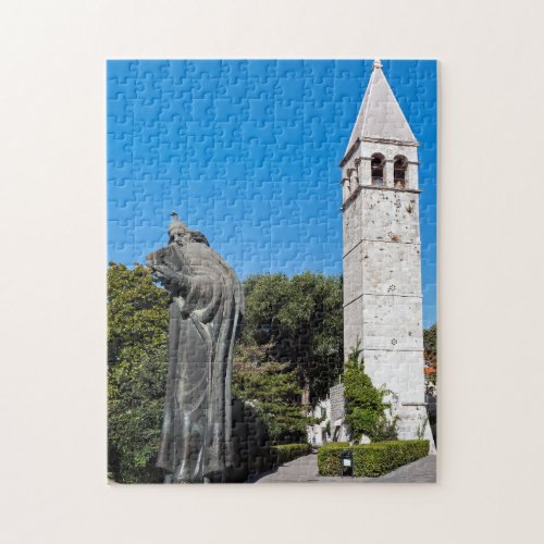 Gregory of Nin statue in Split _ Dalmatia Croatia Jigsaw Puzzle