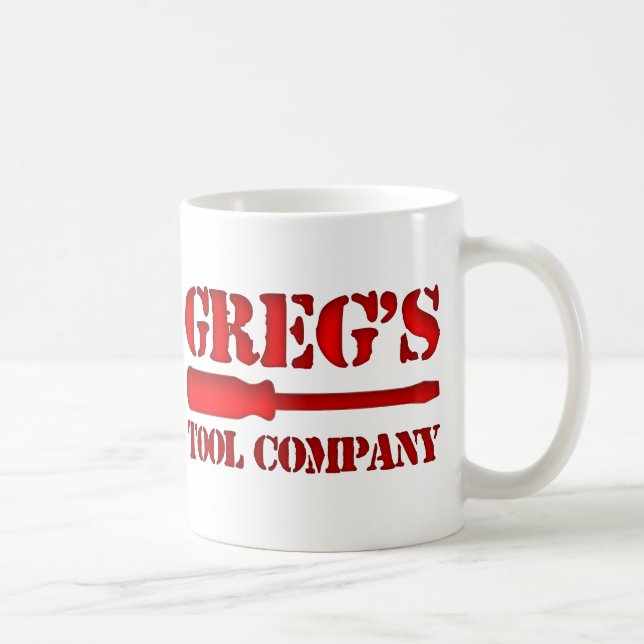 Greg's Tool Company Coffee Mug (Right)