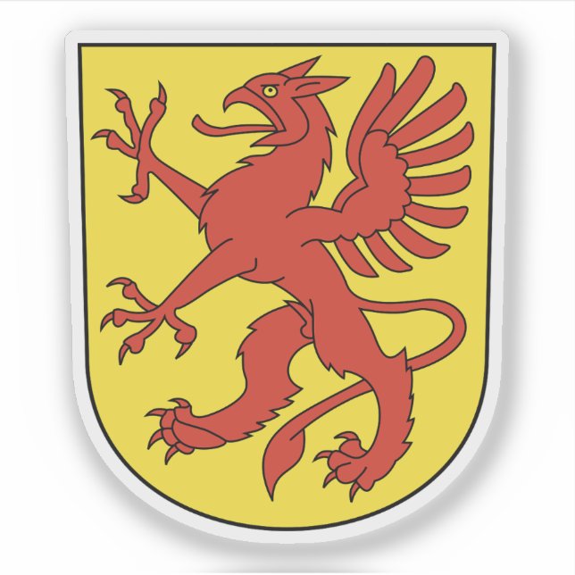 Greifensee coat of arms, Switzerland Sticker (Front)