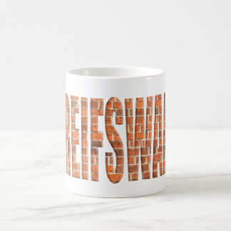 Greifswald with and overlay of brick detail from Coffee Mug