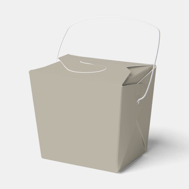 Greige Favor Boxes (Front Side)