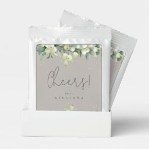 Greige Snowberry+Eucalyptus Winter Bridal Shower Margarita Drink Mix