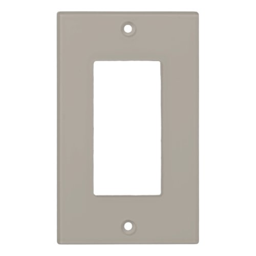 Greige Solid Color Customize It Light Switch Cover