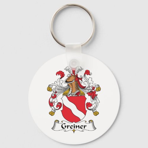 Greiner Family Crest Keychain