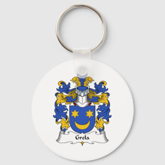 Grela Family Crest Keychain