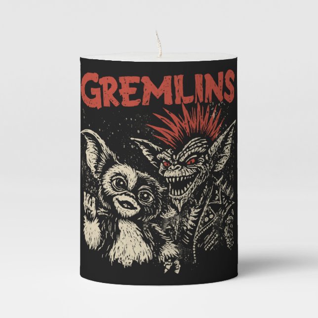 Gremlins Candle Punk Style (Front)