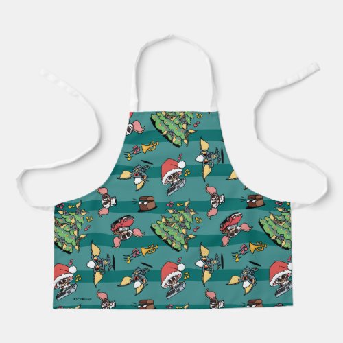 Gremlins  Cute Comic Christmas Pattern Apron