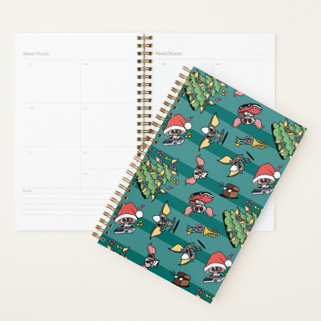 Gremlins | Cute Comic Christmas Pattern Planner (Display)
