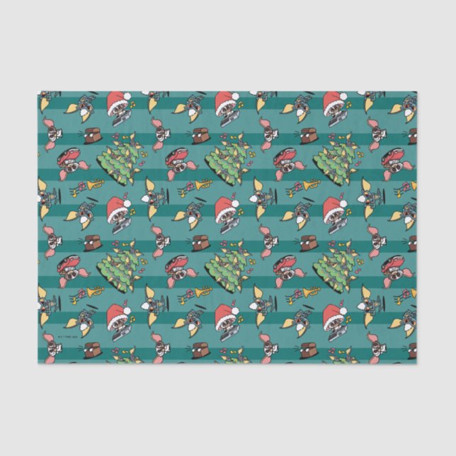 Gremlins | Cute Comic Christmas Pattern Tissue Paper (Front)