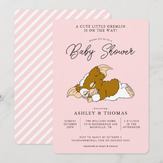 Gremlins | Gizmo Girl Baby Shower Invitation
