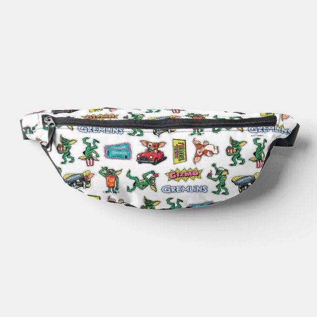 Gremlins™ Sticker Fun Pattern Fanny Pack (Lay Down)