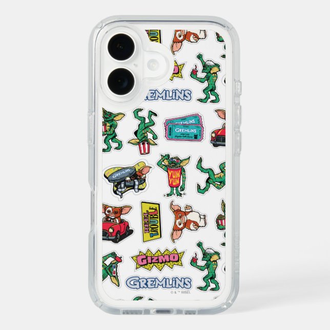 Gremlins™ Sticker Fun Pattern Speck iPhone Case (Front)