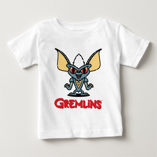 Gremlins | Stripe Cute Comic Character Baby T-Shirt (Front)