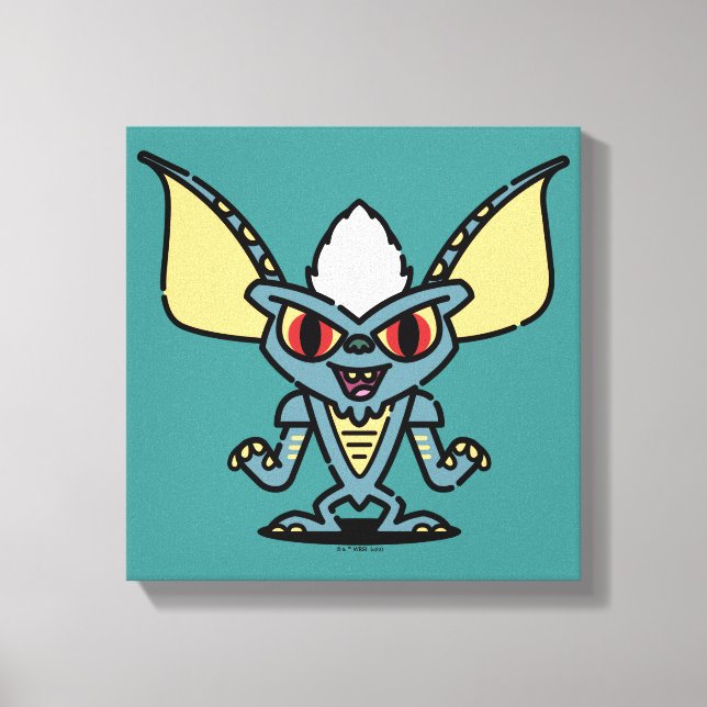Gremlins | Stripe Cute Comic Character Canvas Print (Front)
