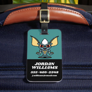 Gremlins Stripe Cute Comic Character Luggage Tag