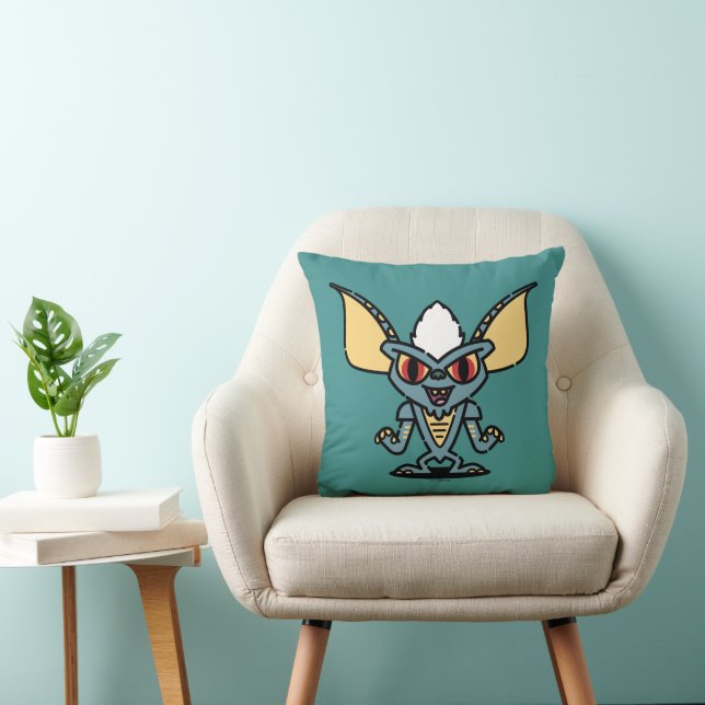Gremlins | Stripe Cute Comic Character Throw Pillow (Chair)