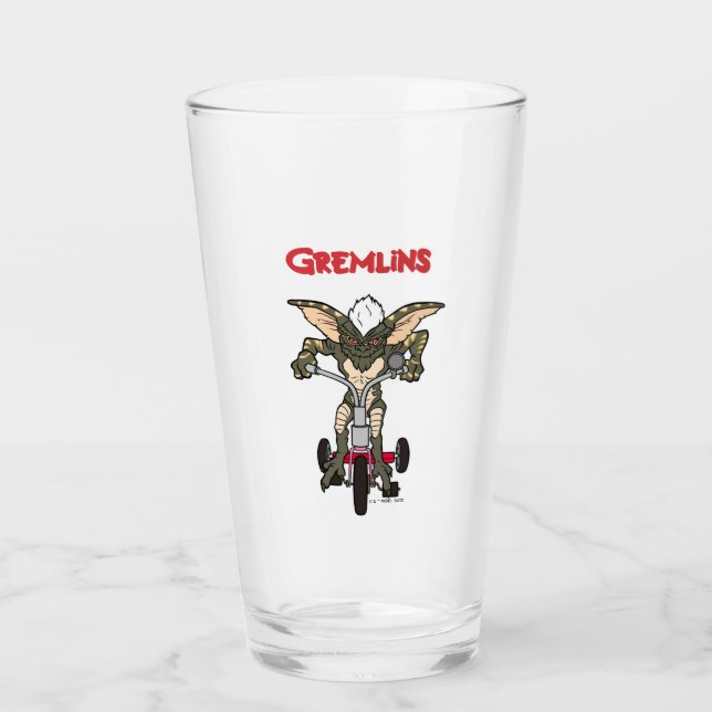 Gremlins | Stripe Riding Tricycle Glass (Front)