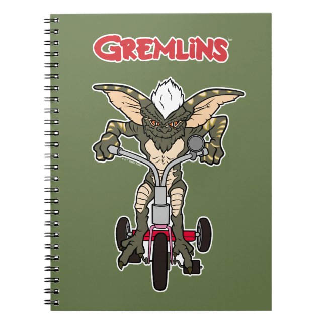 Gremlins | Stripe Riding Tricycle Notebook (Front)