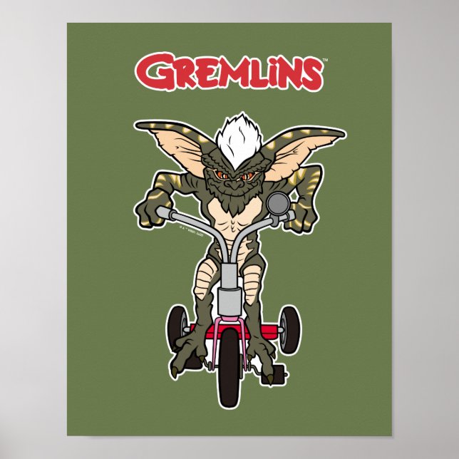 Gremlins | Stripe Riding Tricycle Poster (Front)