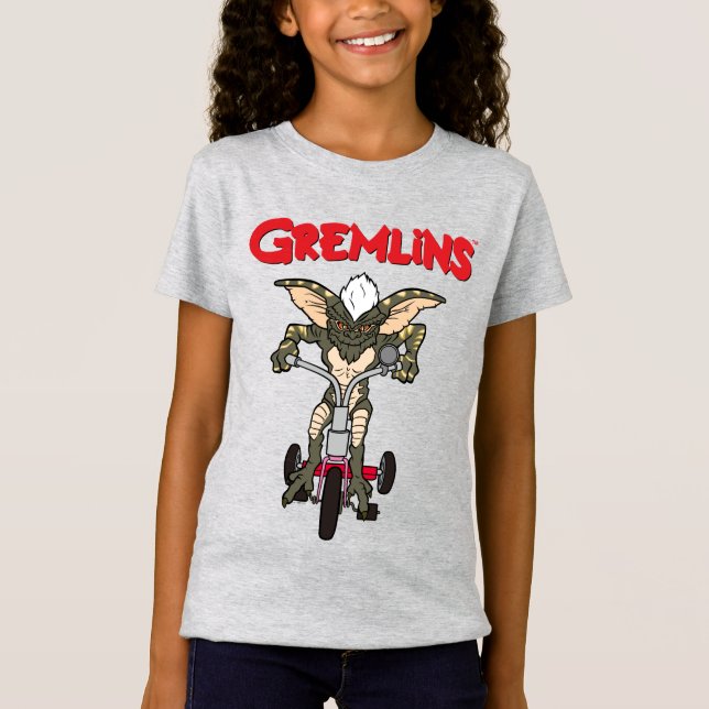 Gremlins | Stripe Riding Tricycle T-Shirt (Front)