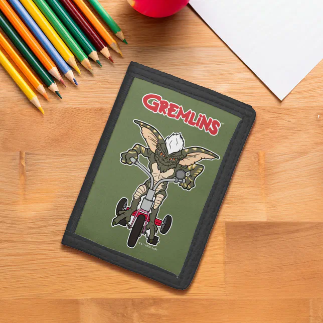 Gremlins | Stripe Riding Tricycle Trifold Wallet