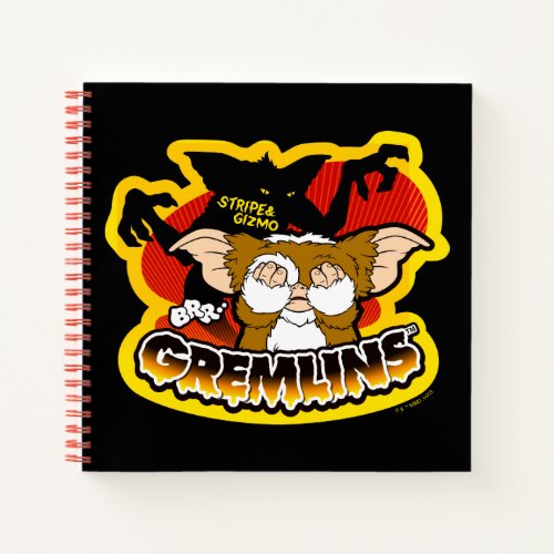 Gremlins  Stripe Scaring Gizmo Notebook