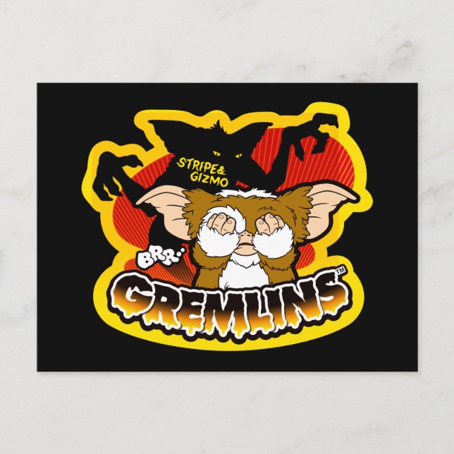 Gremlins | Stripe Scaring Gizmo Postcard (Front)