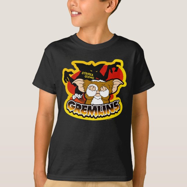 Gremlins | Stripe Scaring Gizmo T-Shirt (Front)