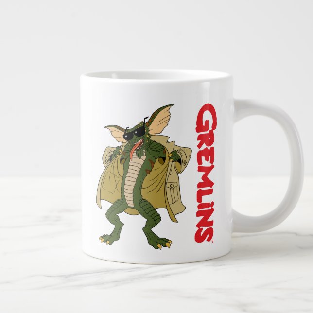Gremlins | Stripe Trench Coat Flash Giant Coffee Mug (Right)