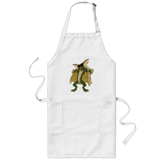 Gremlins | Stripe Trench Coat Flash Long Apron (Front)