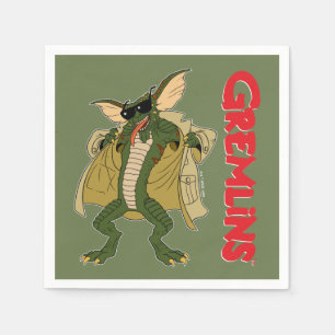 Gremlins Stripe Trench Coat Flash Napkins