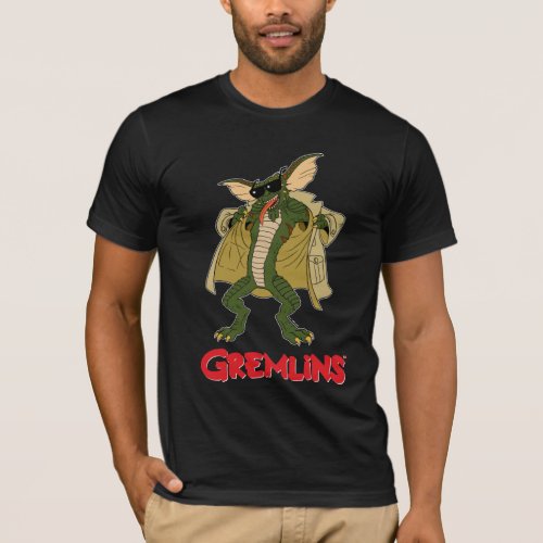 Gremlins  Stripe Trench Coat Flash T_Shirt