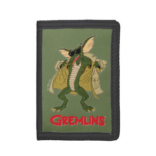 Gremlins   Stripe Trench Coat Flash Trifold Wallet
