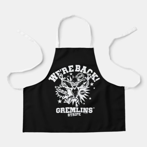 Gremlins  Stripe Were Back Apron