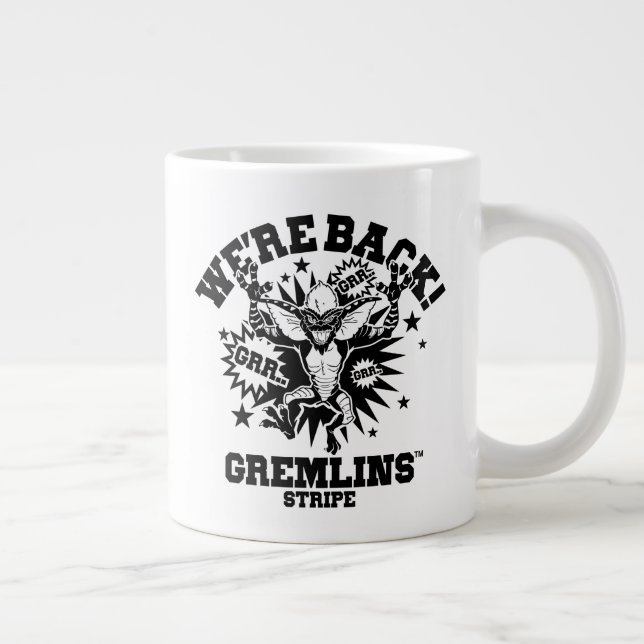 Gremlins | Stripe We're Back Giant Coffee Mug (Right)