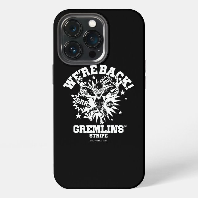 Gremlins | Stripe We're Back Iphone Case (Back)