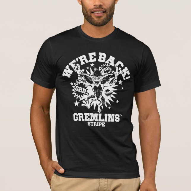 Gremlins | Stripe We're Back T-Shirt (Front)