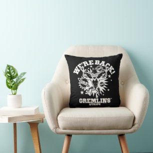 Gremlins   Stripe We're Back Throw Pillow