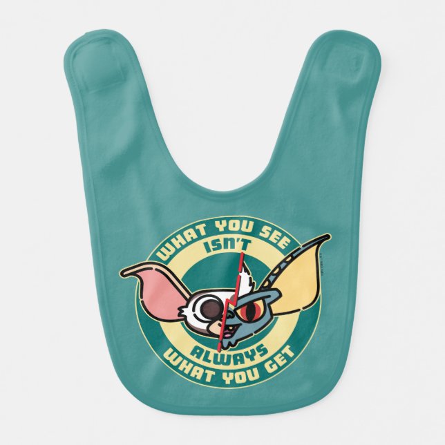 Gremlins | What You See Isn't Always What You Get Baby Bib (Front)