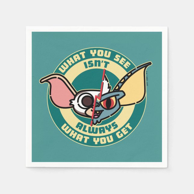 Gremlins | What You See Isn't Always What You Get Napkins (Front)