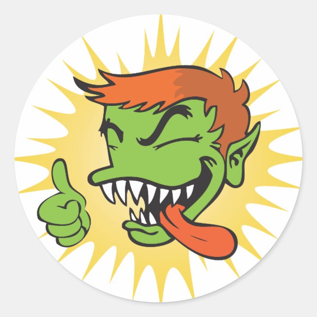 Gremmie Logo Sticker - White (Front)