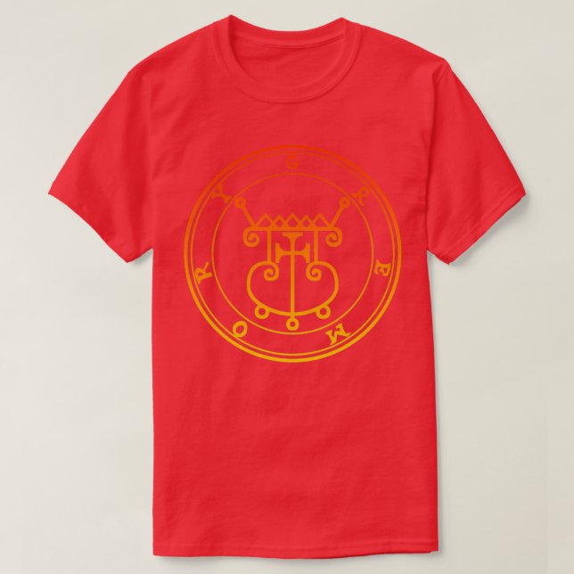 Gremory Sigil Procures Love Orange T-Shirt (Design Front)