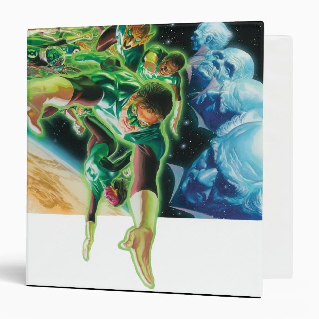 Gren Lanterns Flying in Space 3 Ring Binder (Front/Inside)